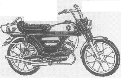 Zndapp-Ersatzteilliste Typ 446-422 ZD50 TS